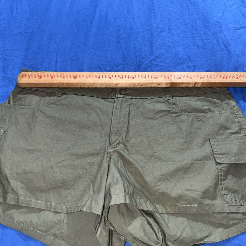 HOLLISTER Shorts Low-rise Muted Green 100 % Cotton Shorts Juniors Size 15 w32 - Picture 7 of 14